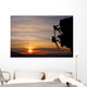 Teamwork Two People Man Wall Decal Design 2
