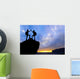 Silhouette Two People Man Wall Decal