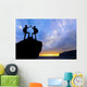 Silhouette Two People Man Wall Decal