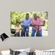 Grandfather Grandson and Son Wall Decal