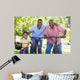 Grandfather Grandson and Son Wall Decal