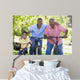 Grandfather Grandson and Son Wall Decal