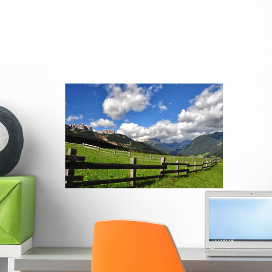 Val Di Fassa Veduta Wall Decal