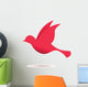 Red Bird Flight Wall Decal
