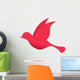 Red Bird Flight Wall Decal