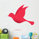 Red Bird Flight Wall Decal
