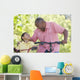 Grandfather and Grandson Bikes Wall Decal