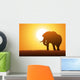 Elephant Silhouette Wall Decal Design 2