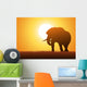 Elephant Silhouette Wall Decal Design 2