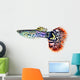 Guppy Fish Poecilia Reticulata Wall Decal Design 1