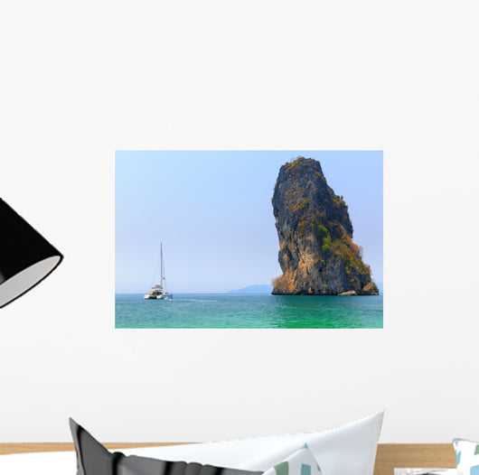 Sailboat Island Wall Decal