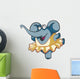 Dancing Elephant 2 Wall Decal