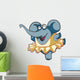 Dancing Elephant 2 Wall Decal
