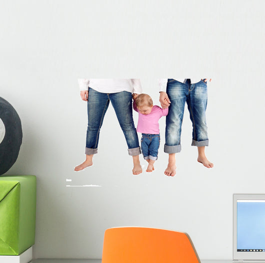 Learning to Walk Wall Decal