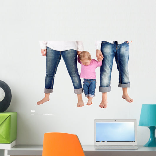 Learning to Walk Wall Decal