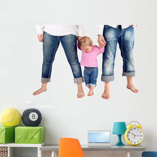 Learning to Walk Wall Decal