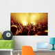 Jubelnde Konzertbesucher Auf Rock-konzert Wall Decal