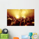 Jubelnde Konzertbesucher Auf Rock-konzert Wall Decal