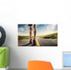 Sports Background Runner Feet Wall Decal