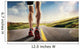 Sports Background Runner Feet Wall Decal