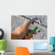 Karabiner Konzept Sicherung Wall Decal