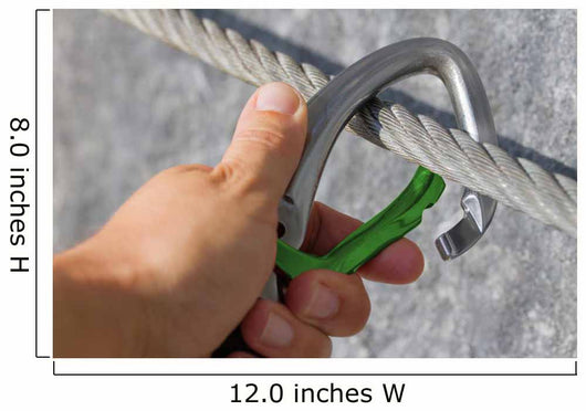 Karabiner Konzept Sicherung Wall Decal
