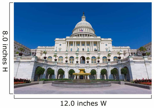 Capitol Congress Building Washington Wall Decal
