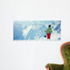 Portrait Female Snowboarder Wall Decal
