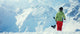 Portrait Female Snowboarder Wall Decal