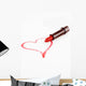 Lipstick Heart Wall Decal