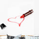 Lipstick Heart Wall Decal