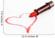 Lipstick Heart Wall Decal