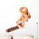 Coiled Cape House Snake Wall Decal