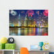 Fireworks Display on Sky Dubai Wall Decal