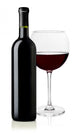Red Wine Bottle and Wall Decal