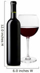 Red Wine Bottle and Wall Decal