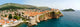Dubrovnik Walls Panorama Wall Decal Panoramic Wall Decal