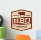 Vintage BBQ Restaurant Sign Wall Decal Design 2