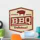 Vintage BBQ Restaurant Sign Wall Decal Design 2