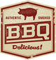 Vintage BBQ Restaurant Sign Wall Decal Design 2