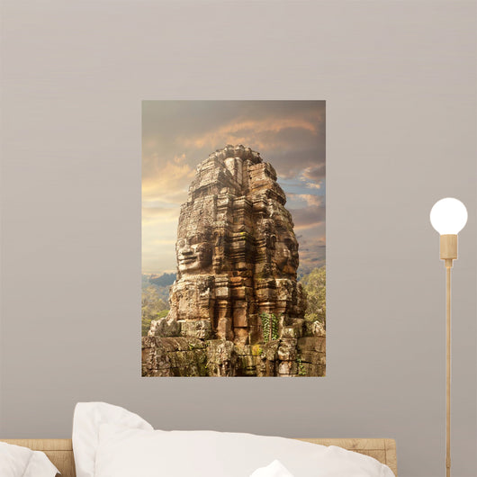 Statue Bayon Temple Wall Decal