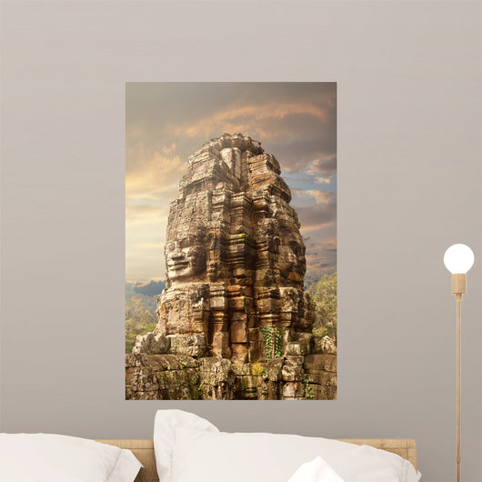 Statue Bayon Temple Wall Decal