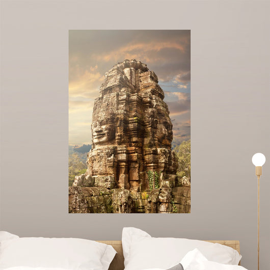 Statue Bayon Temple Wall Decal