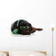 St Patrick's Day Rottie Wall Decal