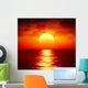 Sunset over Calm Sea Wall Decal