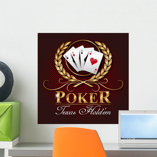 Poker Texas Logo Wall Decal