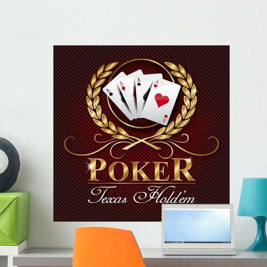 Poker Texas Logo Wall Decal