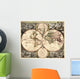 Antique World Map Wall Decal