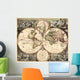 Antique World Map Wall Decal