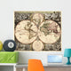Antique World Map Wall Decal